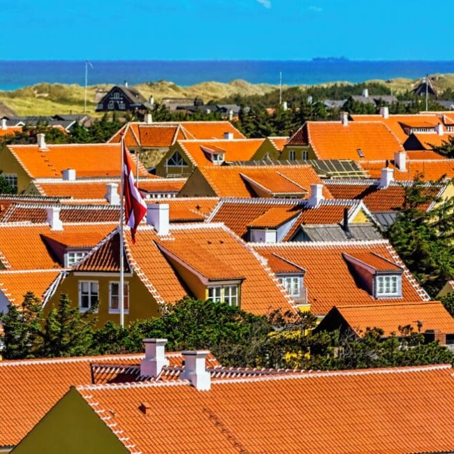 danske-huse Image of Danish houses on the island of Bornholm